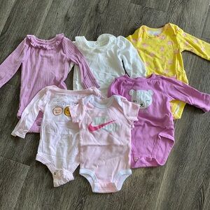 Six long sleeve jumper tops3-6